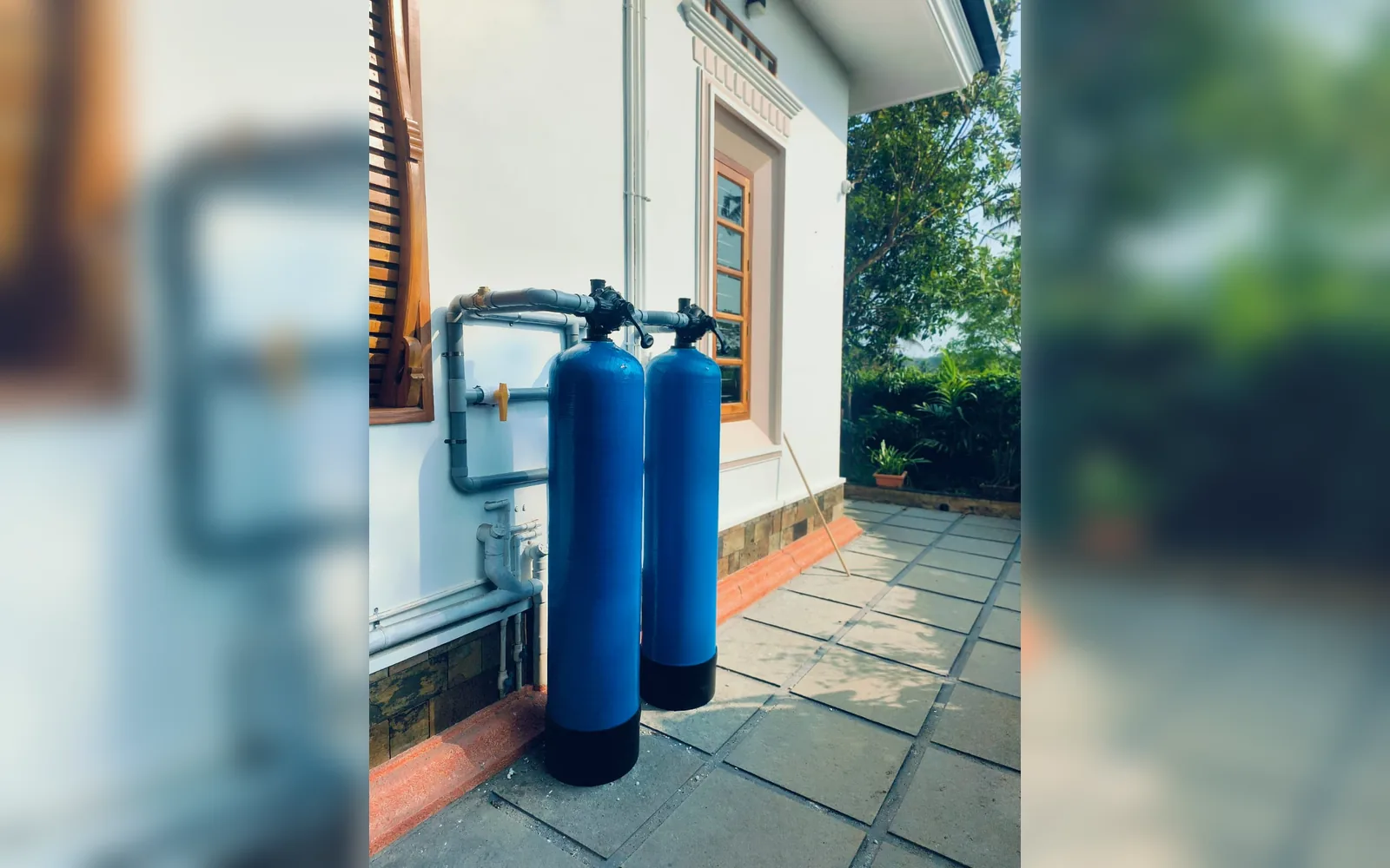 Villa filtration system installation